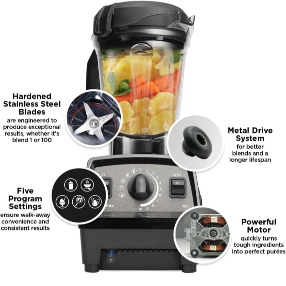 Vitamix plus duty power mixer 750 unit